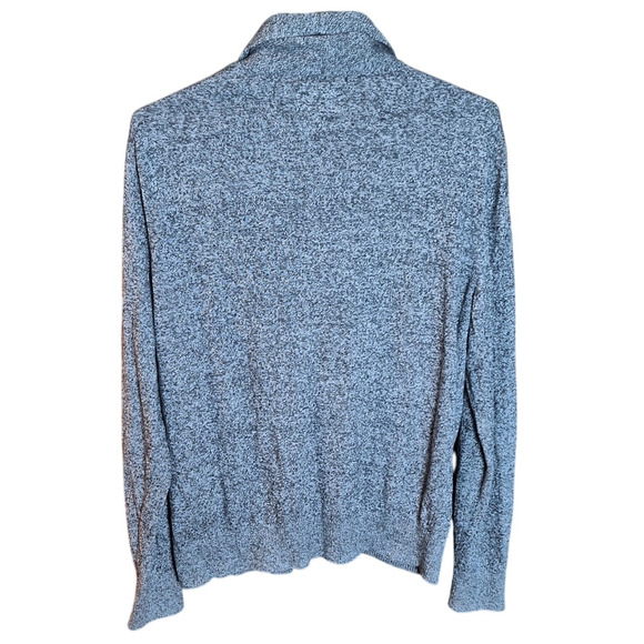 American Eagle Women Medium Gray Marled Button Front Cardigan Sweater - Picture 3 of 6